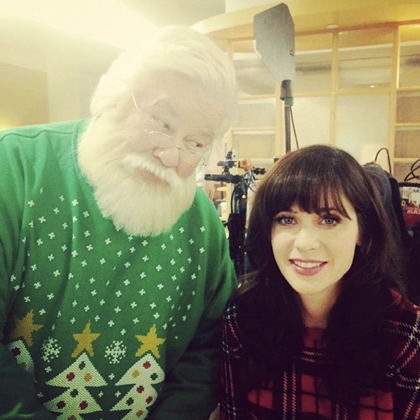 Zooey Deschanel from Stars Celebrate Christmas 2014 | E! News