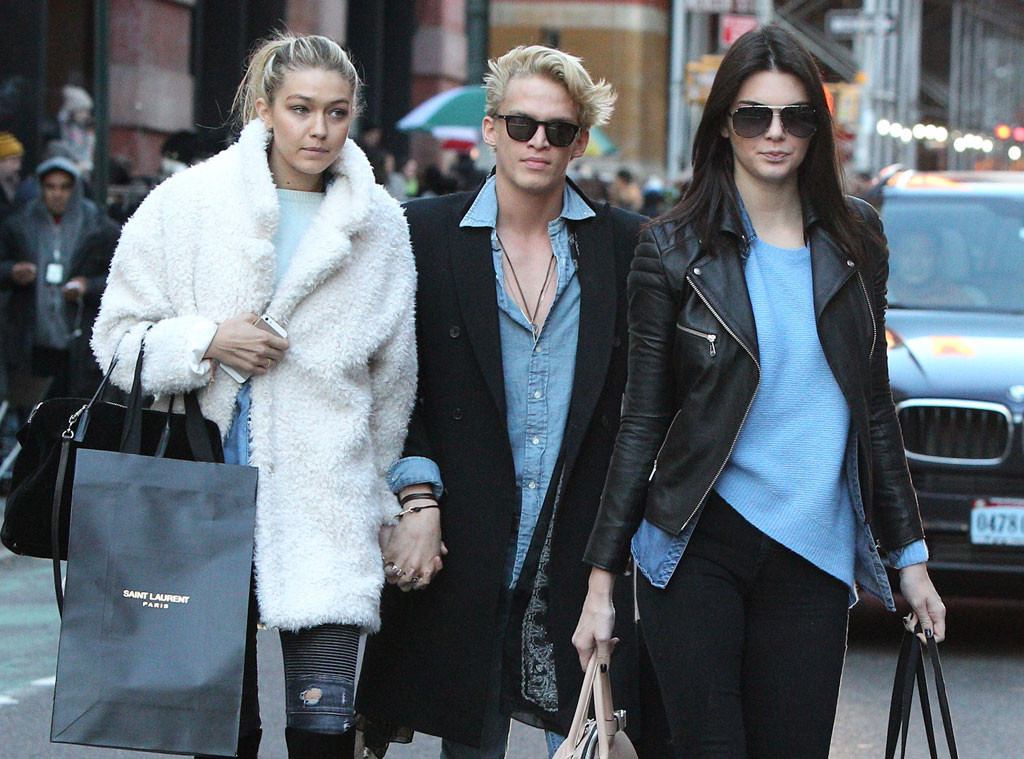 Kendall, Gigi and Cody Are Matchy-Matchy During Friends' Day Out