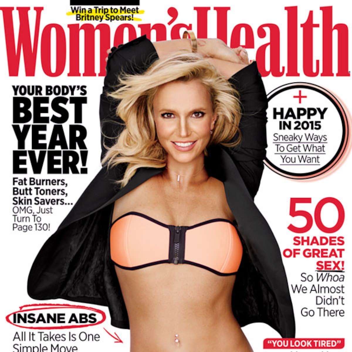 Britney Spears Covers Women's Health, Shows Off Her Amazing Abs