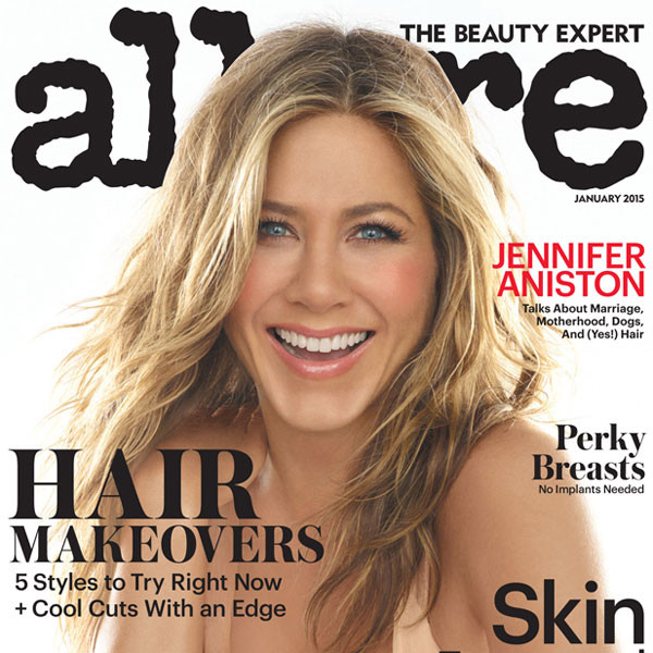 Jennifer Aniston Poses Topless In Allure E Online 