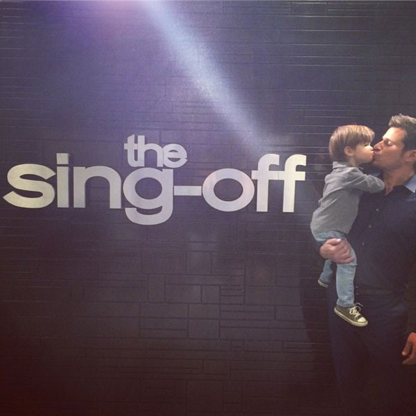Aw! Nick Lachey Gives Son Camden a Kiss
