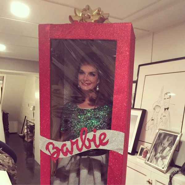 Brooke Shields Is A Boxed Up Barbie Steal This Idea E News