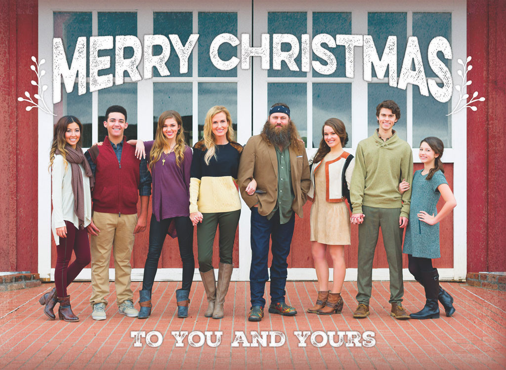 EXCLUSIVE See the Duck Dynasty Family's DWTS Xmas Card!