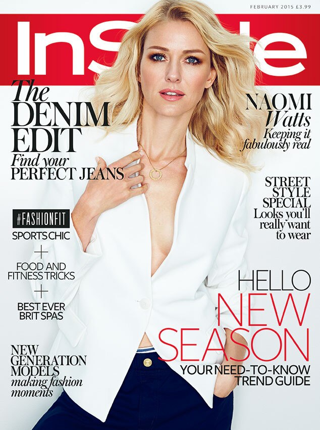 Naomi Watts Talks Plastic Surgery in British InStyle: Never Say Never ...