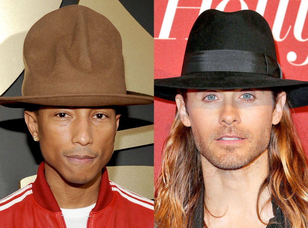 Pharrell Williams, Jared Leto, Hat