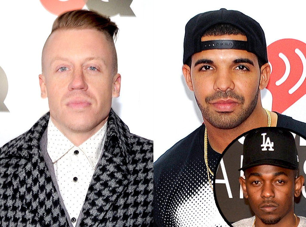 Drake, Macklemore, Kendrick Lamar