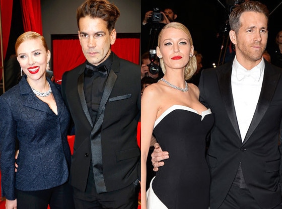 Scarlett Johansson, Romain Dauriac, Blake Lively, Ryan Reynolds