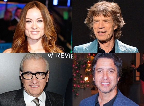 Mick Jagger, Martin Scorsese, Olivia Wilde and Ray Romano