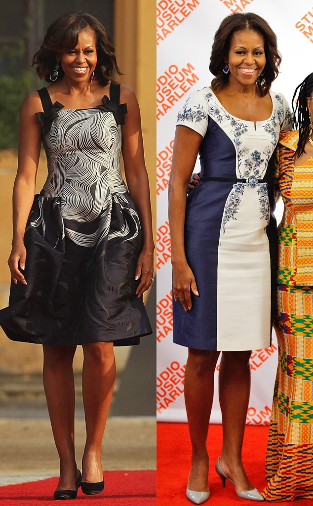 Michelle Obama's State Dinner Style Michelle Obama's State Dinner Style