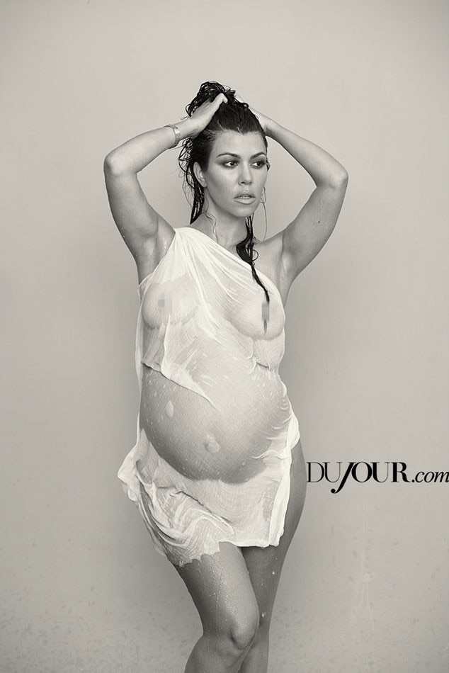 634px x 950px - Kim Kardashian from Celebs Who Posed Nude While Pregnant | E ...