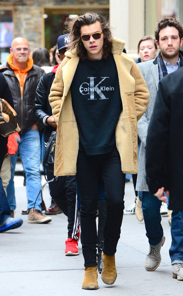 Harry Styles from Celebs in Coats | E! News
