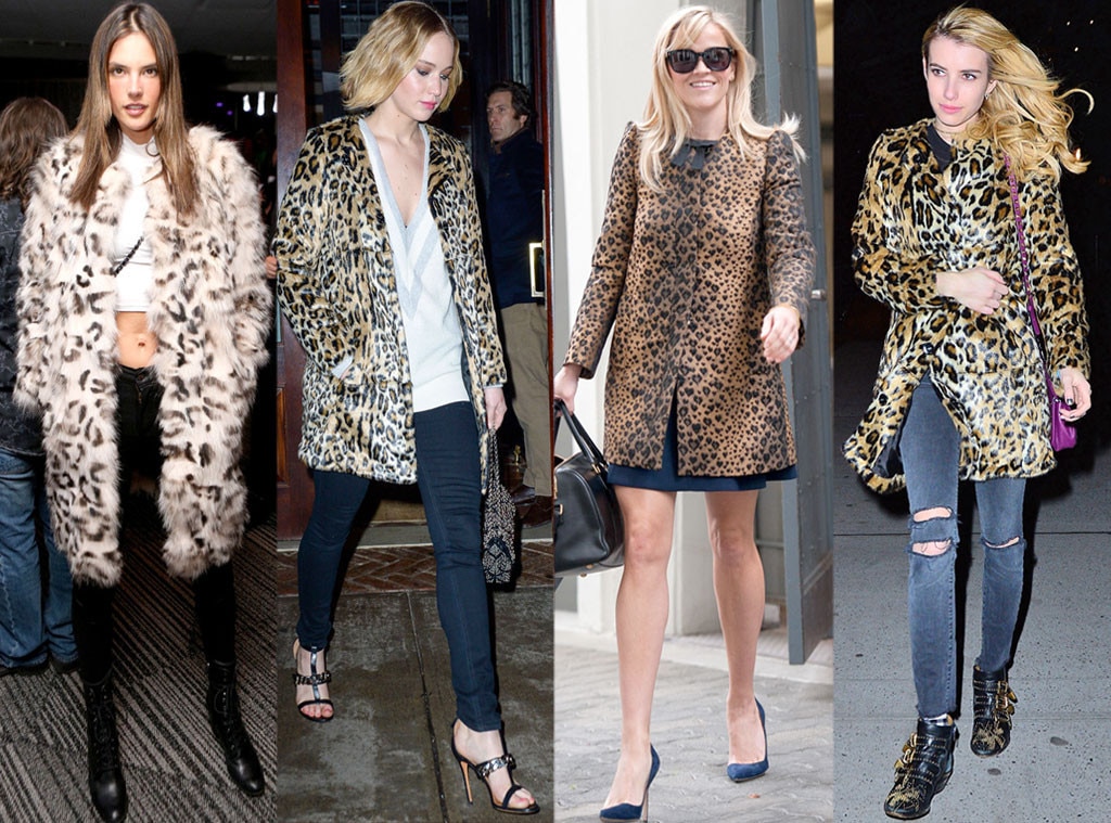 Animal hot sale print coats