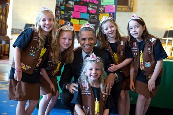Barack Obama, Girl Scouts
