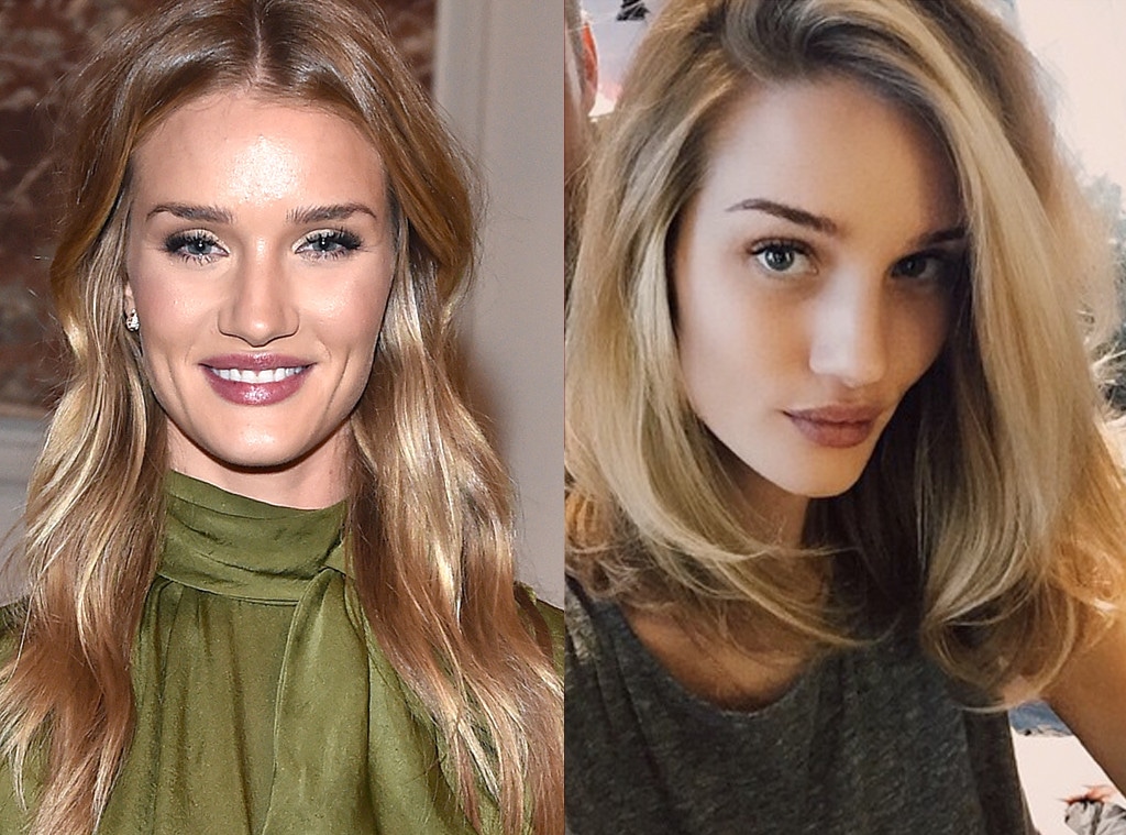 Rosie Huntington Whiteley Gets New Haircut for New Years - E! Online