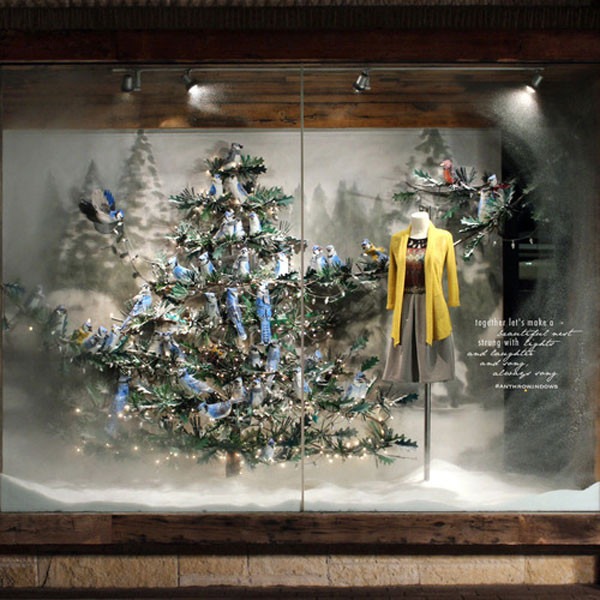 Anthropologie, New York from Holiday Window Displays E! News