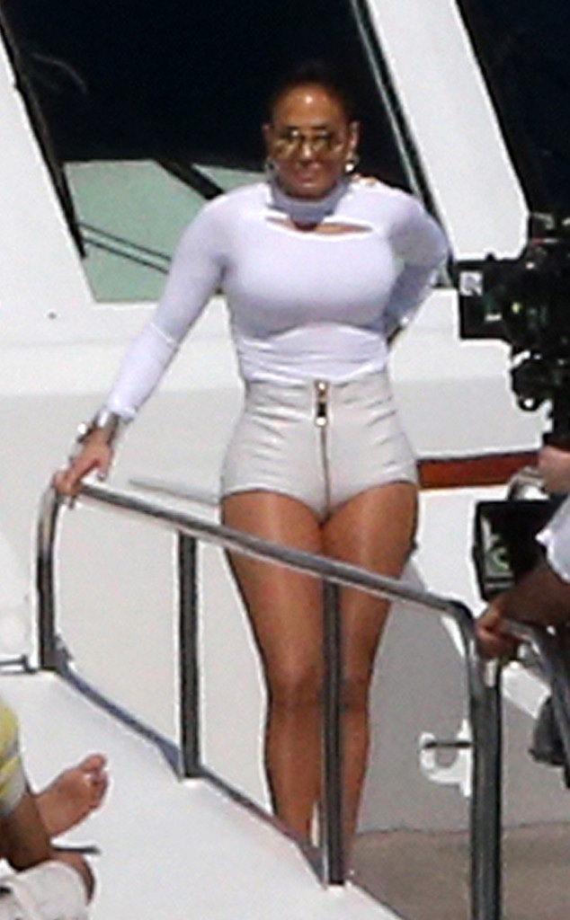 Jennifer Lopez's Music Vid Look: Granny Panties or Micro Mini Shorts?