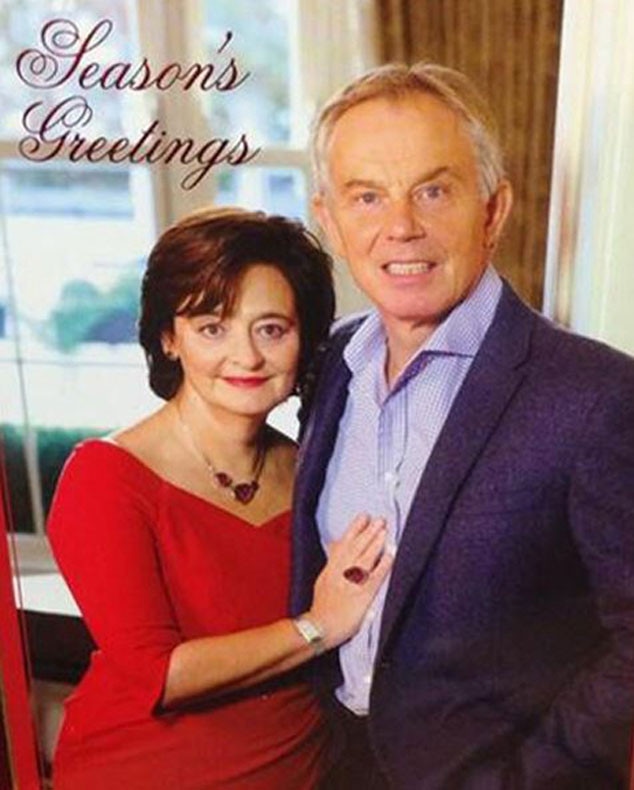 Tony Blair, Christmas card