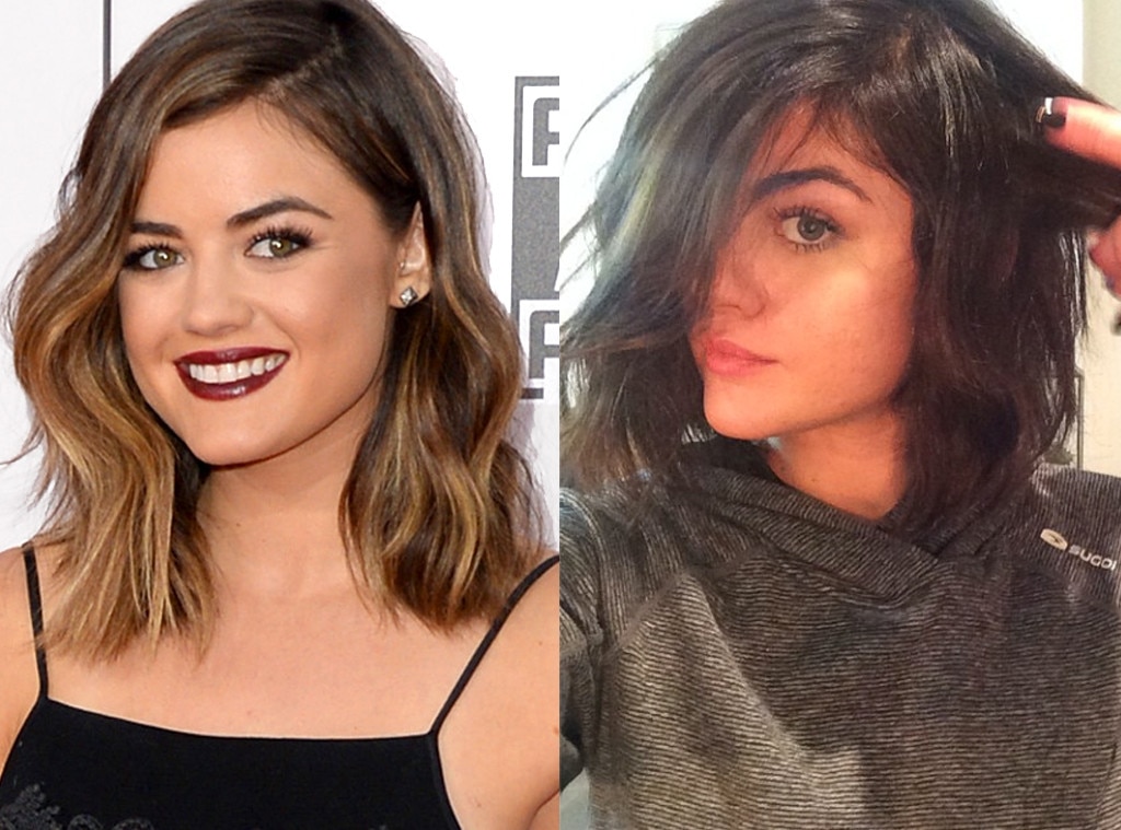 Lucy Hale from Celebrity Haircuts: The Bob | E! News