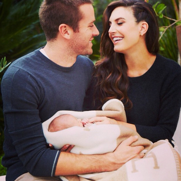 Adorable Armie Hammer Elizabeth Chambers Debut Their Baby Girl E Online In one of three posts on december 16, he shows a photo of his urine sample cup between his bare. armie hammer elizabeth chambers debut
