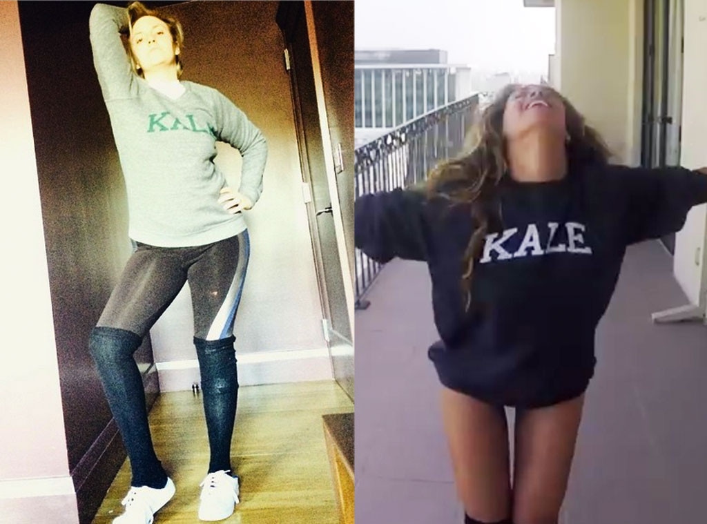 Lena Dunham, Beyonce, Kale Shirt