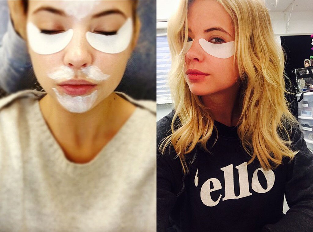 Ashley Benson From Celebs Beauty Treatment Selfies E News 8462