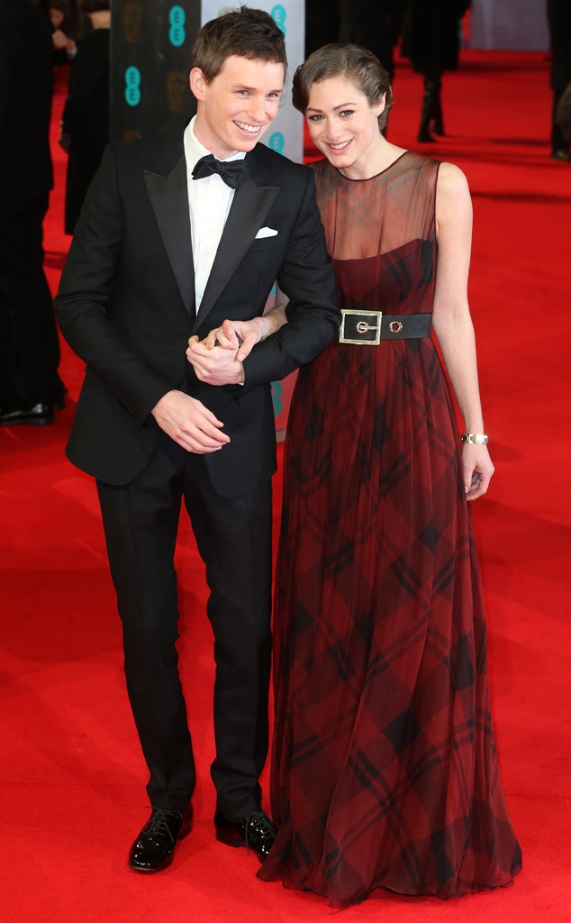 Eddie Redmayne, Hannah Bagshawe, BAFTA Film Awards 2014