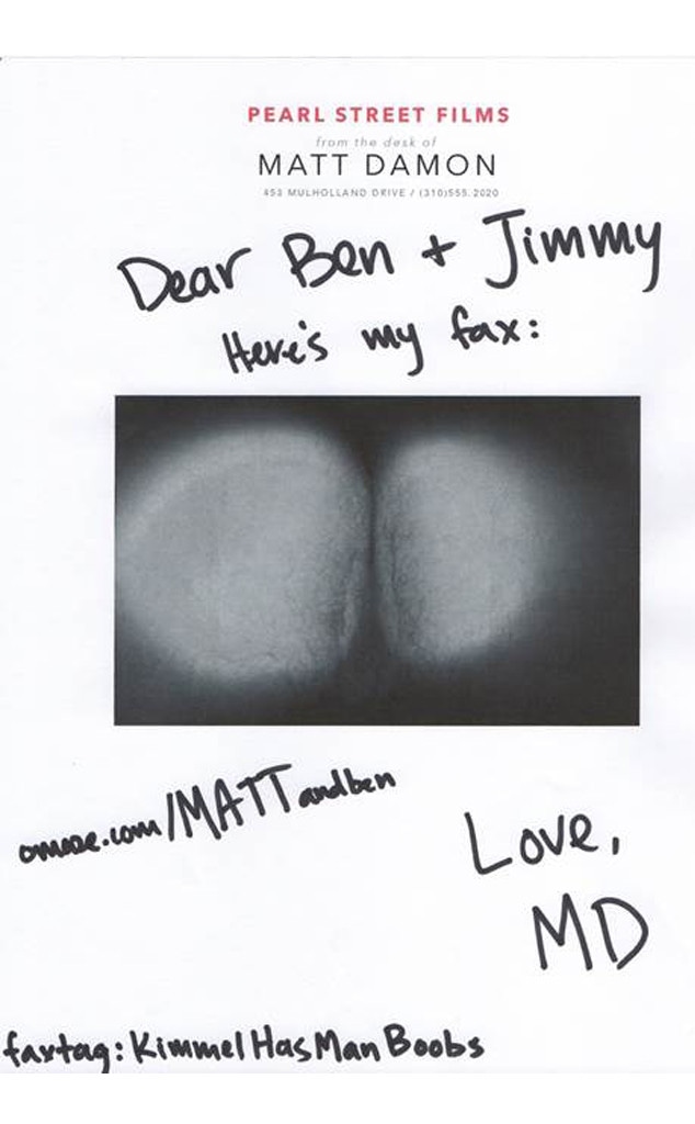 Jimmy Kimmel, Matt Damon