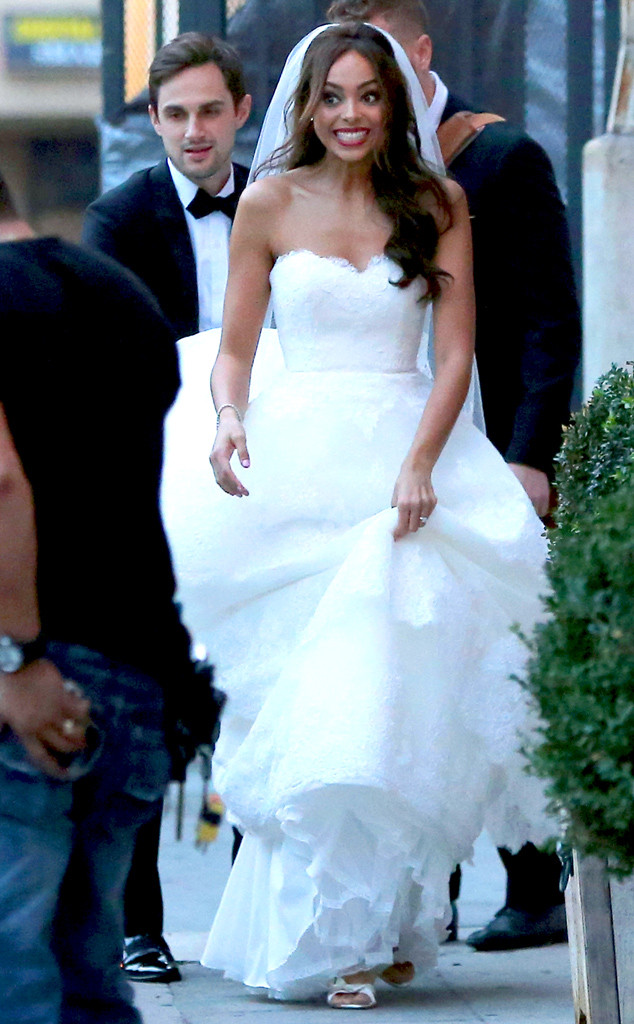 Greek Wedding Amber Stevens Marries Andrew J West E Online