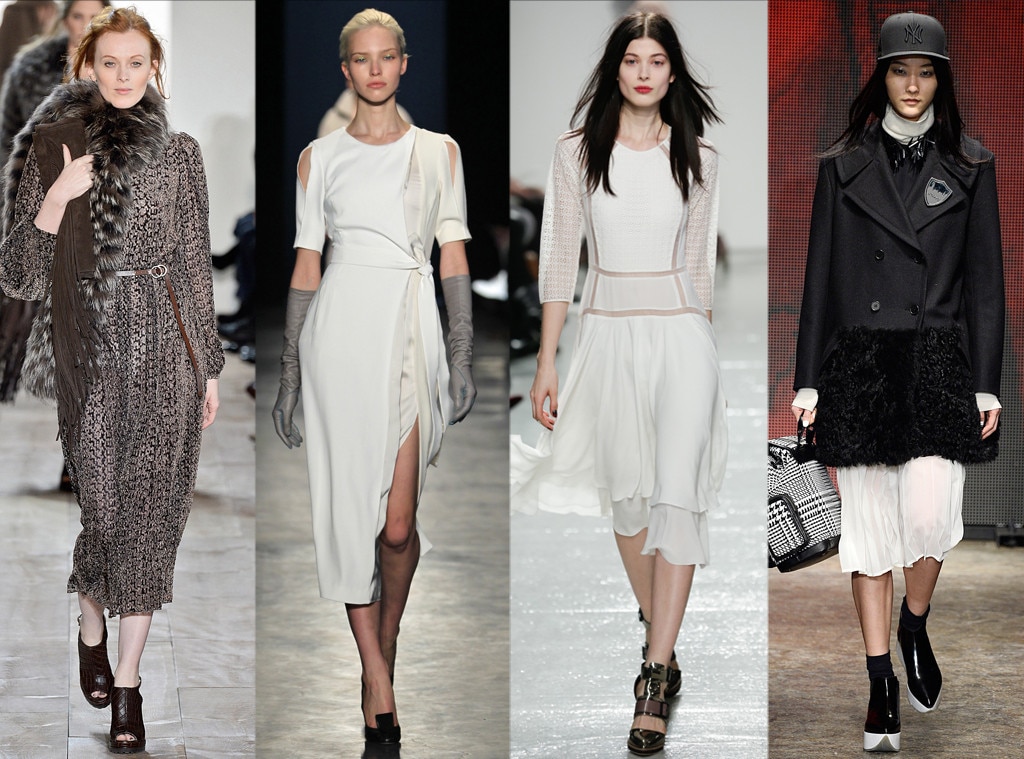 Midi-Length Hemlines from Top 10 Trends at New York Fashion Week Fall ...