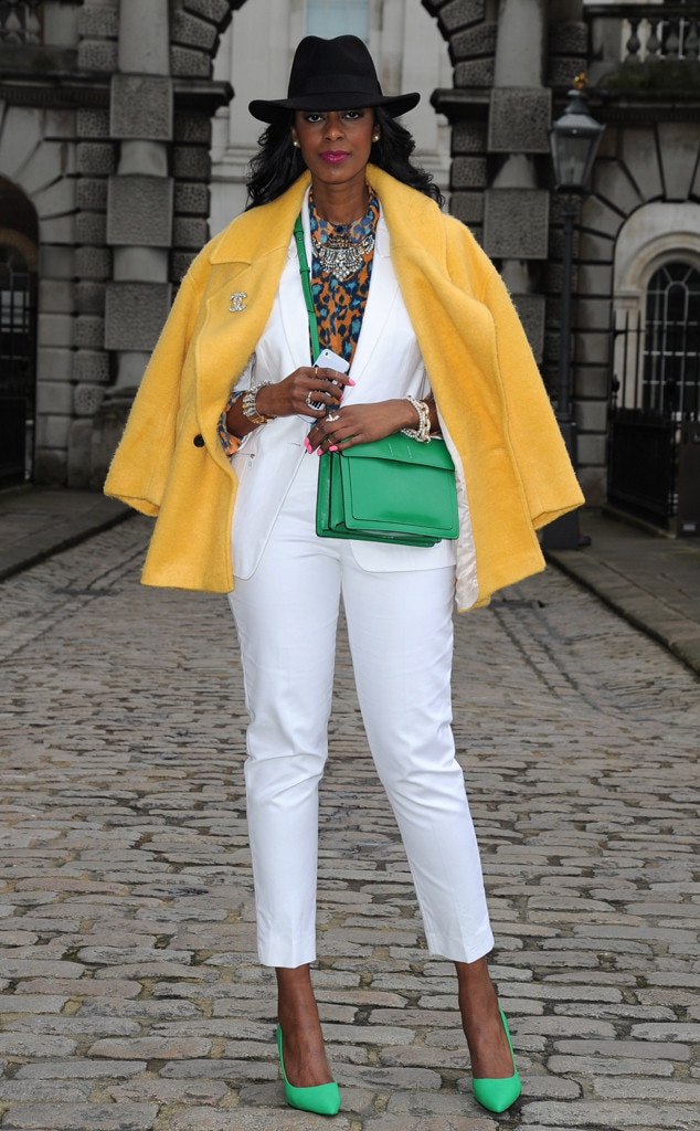 Sunny and White from London Fashion Week Fall 2014 Street Style | E! News