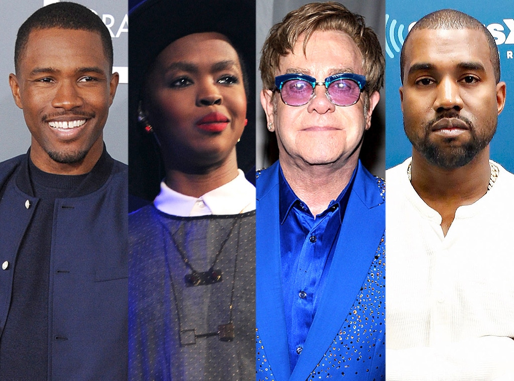 Lauryn Hill, Elton John, Kanye West, Frank Ocean