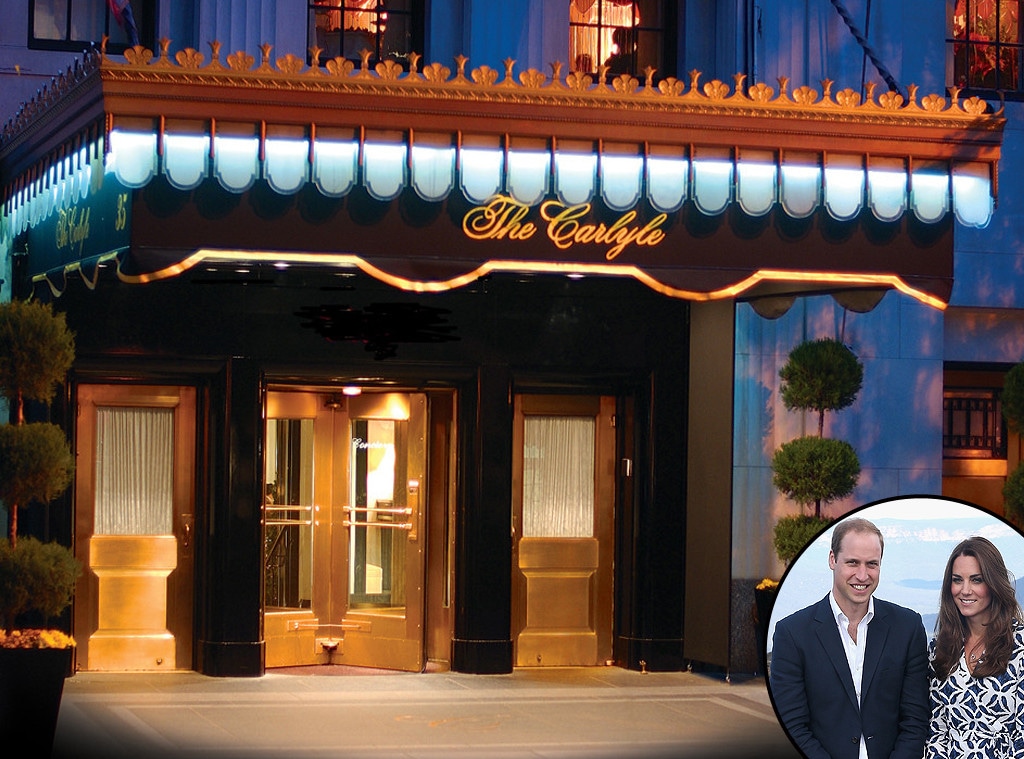 Carlyle Hotel New York, Prince William, Kate Middleton
