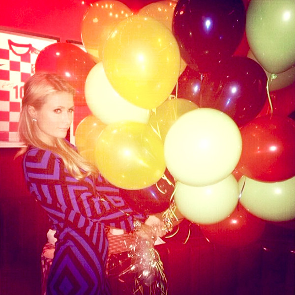 Paris Hilton Covers Up for Low-Key Birthday Dinner With Friends—See the