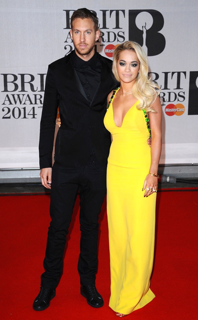Calvin Harris with ex-girlfriend Rita Ora