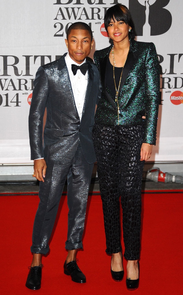 Pharrell Williams & Helen Lasichanh from 2014 Brit Awards | E! News