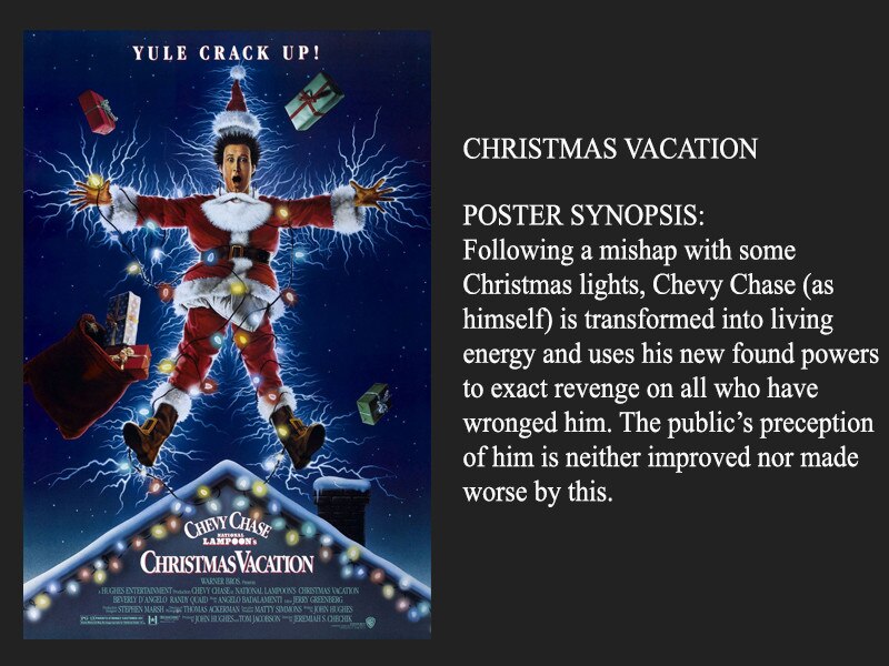 Christmas Vacation from Movie Plot Synopsis Based Completely On The