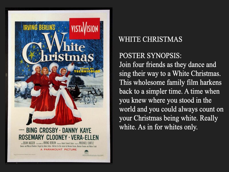 White Christmas from Movie Plot Synopsis Based Completely On The Poster