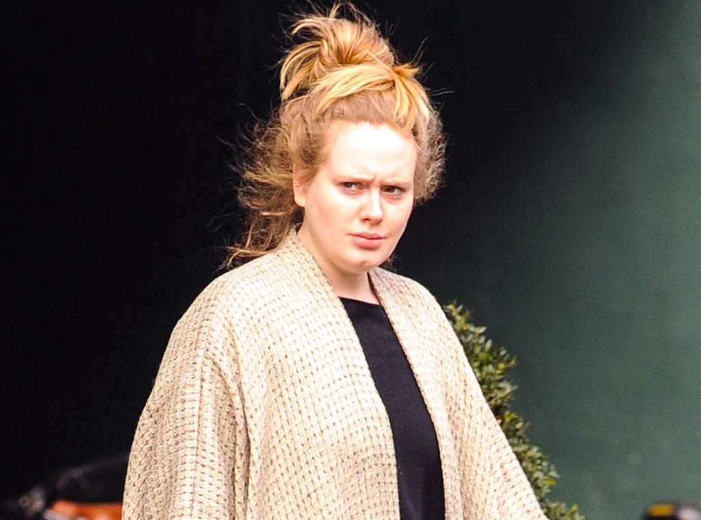 Adele Goes Makeup-Free in London!