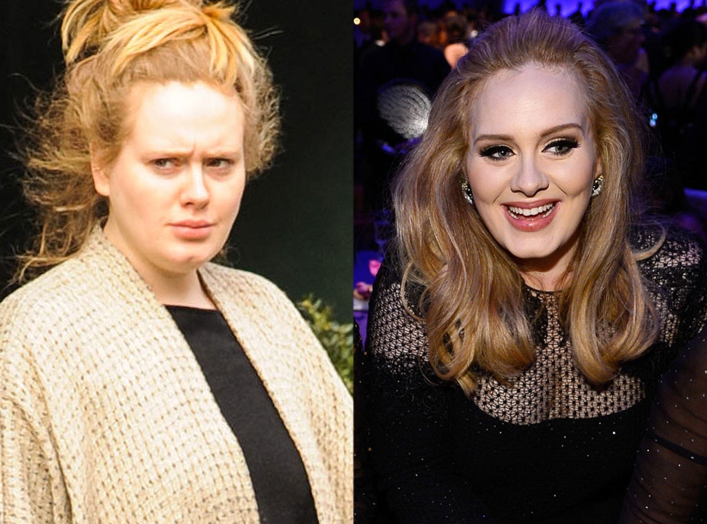 Adele from Stars Without Makeup E! News