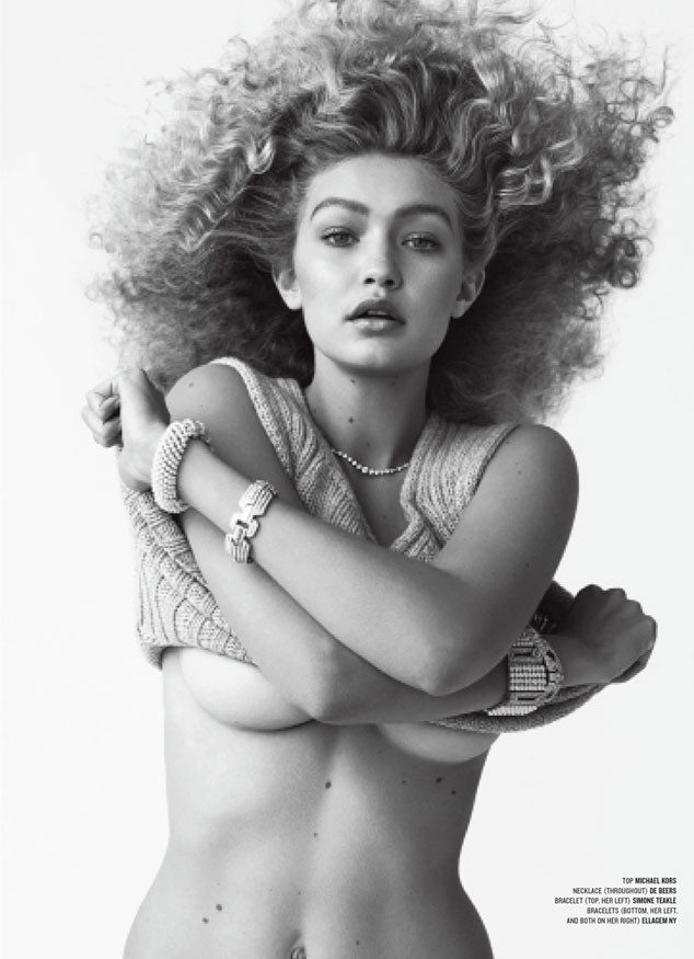 Peek-a-Boo from Gigi Hadid's Sexiest Modeling Shots | E! News