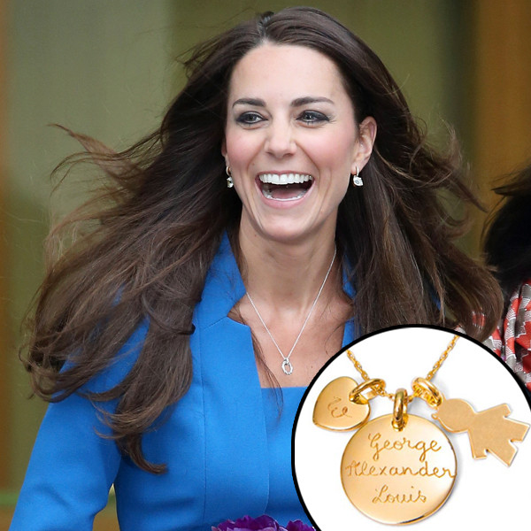 Kate Middleton's Mommy Necklace Already Sold Out! - E! Online
