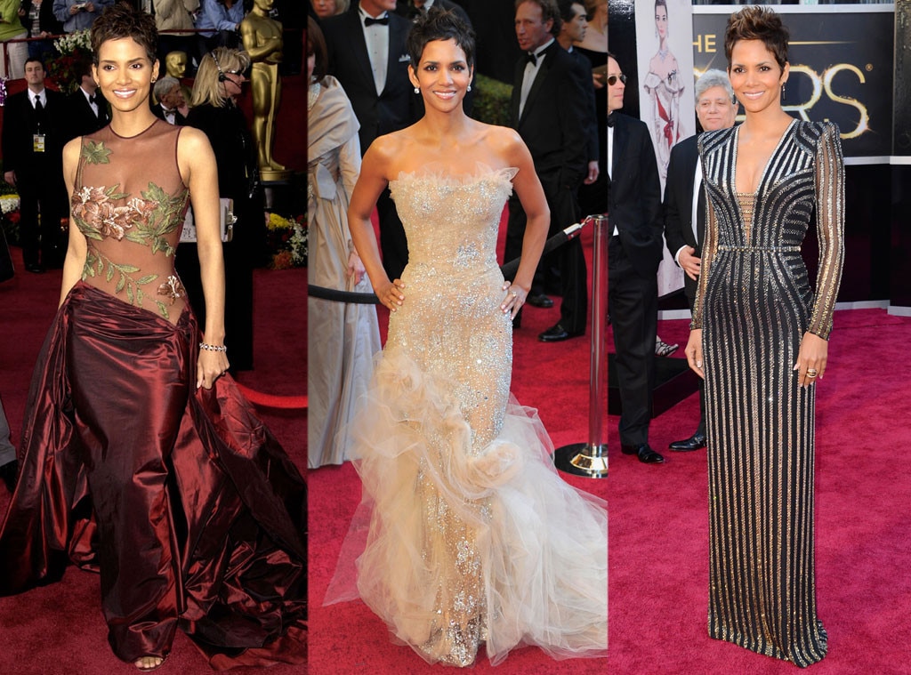 Halle Berry from Oscar Gowns Through the Years | E! News