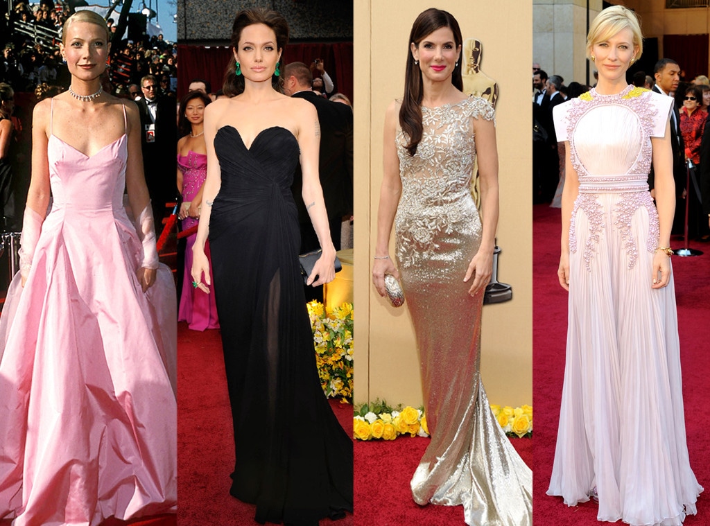 Gwyneth Paltrow, Angelina Jolie, Sandra Bullock, Cate Blanchett, Oscars Over the Years