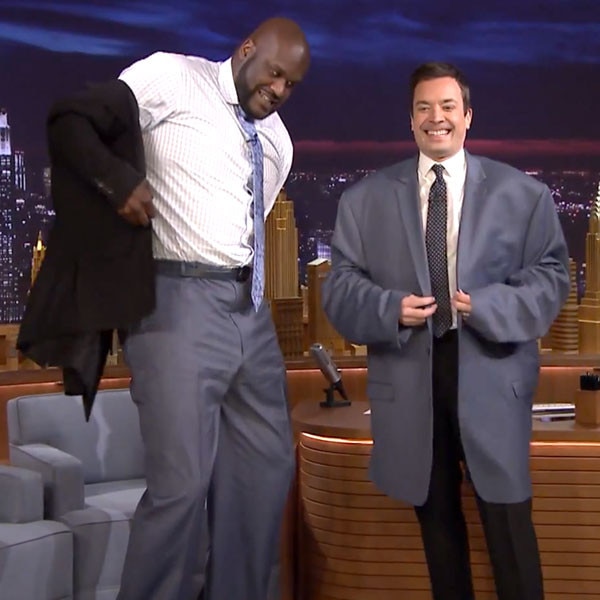 Watch Shaquille O'Neal and Jimmy Fallon Trade Clothes!