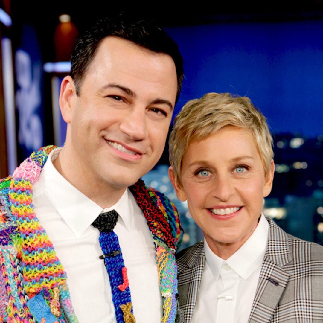 Ellen DeGeneres Gives Jimmy Kimmel an Oscar: Top That, Matt Damon!