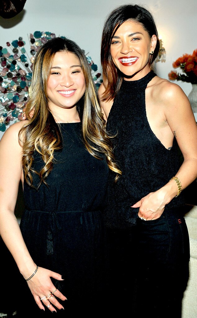 Jenna Ushkowitz & Jessica Szohr from 2014 Oscars: Party Pics | E! News