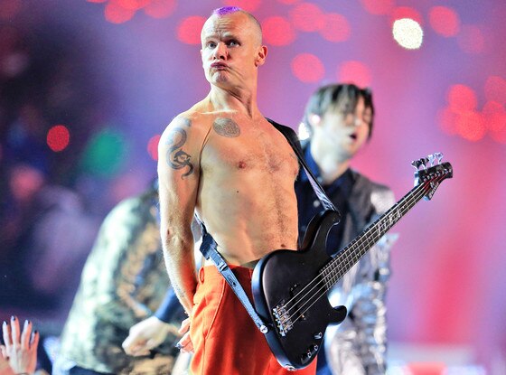 Red Hot Chili Peppers' Flea Admits He Played Air Bass During Super Bowl ...