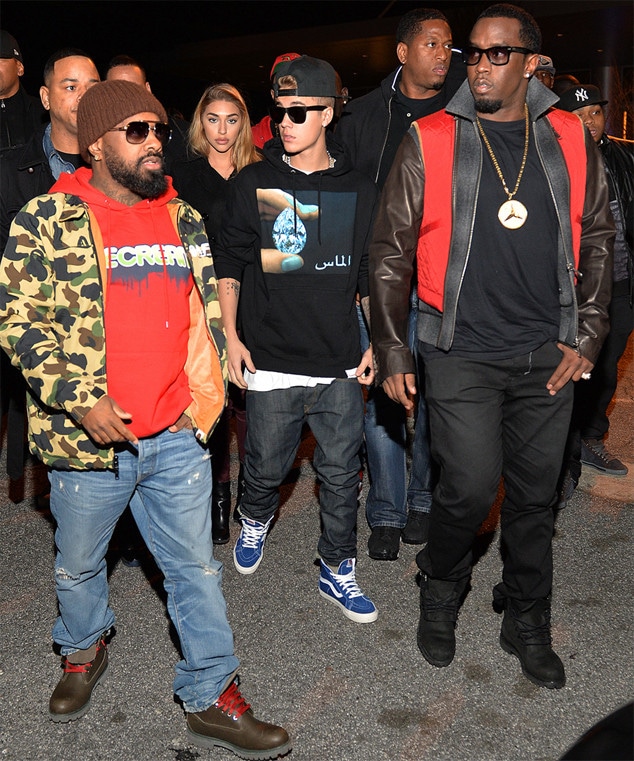 Sean Diddy Combs Justin Bieber Rick Ross party