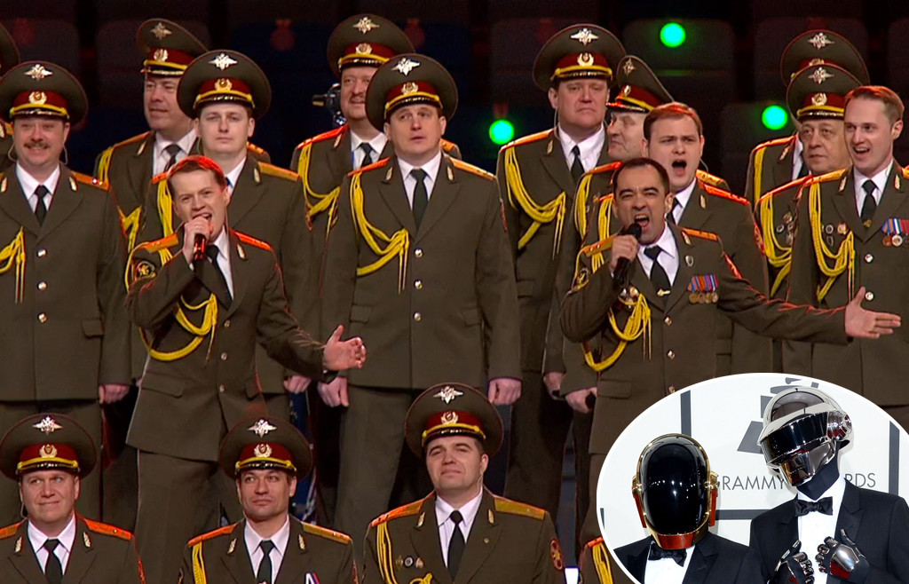 Russian Choir, Sochi Winter Olympics, Daft Punk