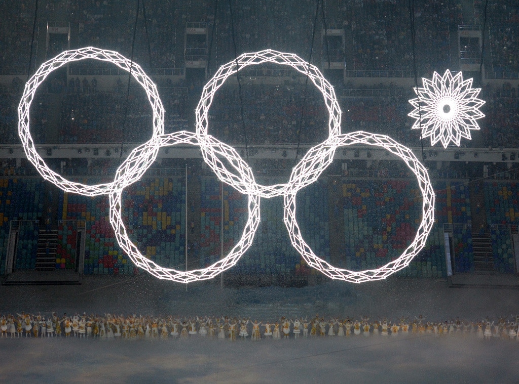Olympic Ring Malfunction, Snowflake, Sochi Opening Ceremony